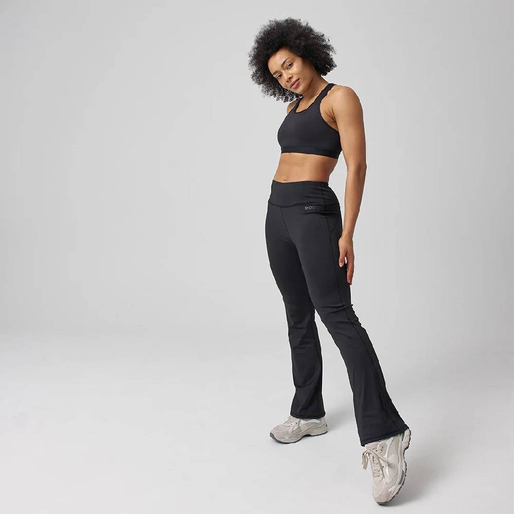 Snocks Leggings mit Schlag aus recyceltem Polyester Versandkostenfrei