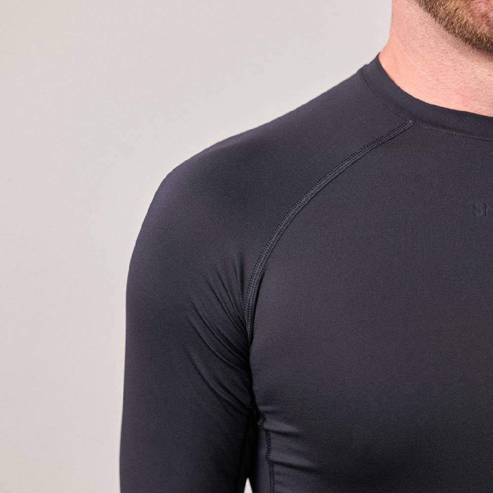 Snocks Funktionsshirt langarm Herren aus recyceltem Polyester Nur noch ein Tag übrig