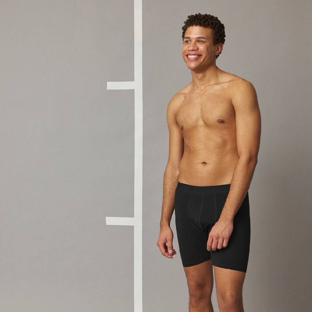 Snocks Lange Boxershorts ohne Logo aus Bio-Baumwolle Kostenloser Versand international