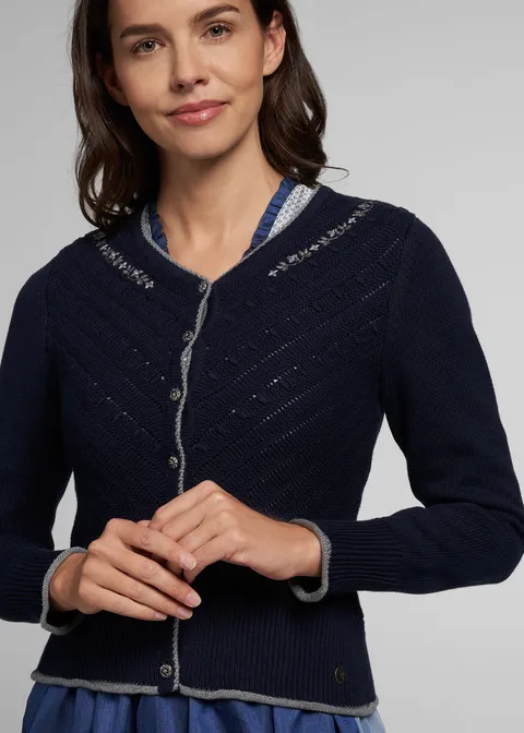 Spieth&Wensky Strickjacke "Abby"Artikelnummer SW-401020-1514-4855 Kostenloser Versand international