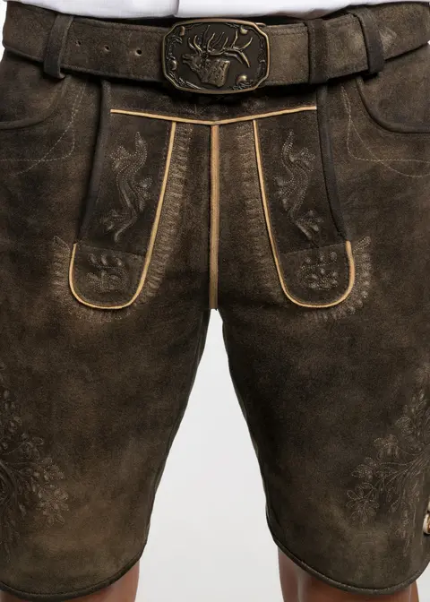 Spieth&Wensky Lederhose "Eggenfeld"Artikelnummer SW-430360-1608-6604 Begrenzte Freigabe