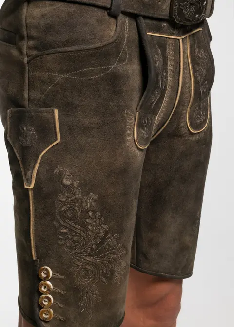 Spieth&Wensky Lederhose "Eggenfeld"Artikelnummer SW-430360-1608-6604 Begrenzte Freigabe
