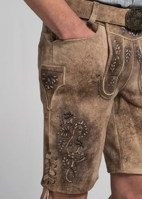 Spieth&Wensky Lederhose "Andro" 45cmArtikelnummer SW-400410-1483-6505 Nur noch ein Tag übrig
