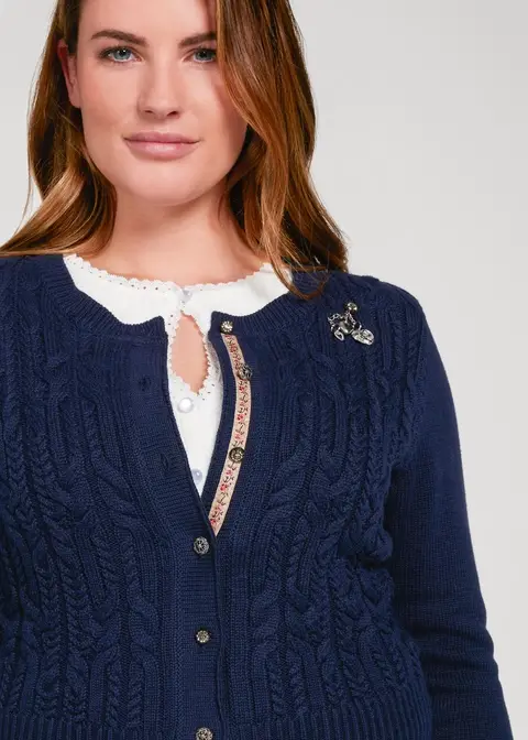 Spieth&Wensky Strickjacke "Seerose"Artikelnummer SW-370510-1514-4855 Clearance-Verkauf