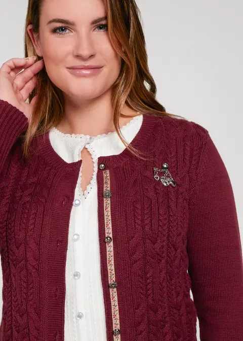 Spieth&Wensky Strickjacke "Seerose"Artikelnummer SW-370510-1514-5288 Kostenloser Versand international