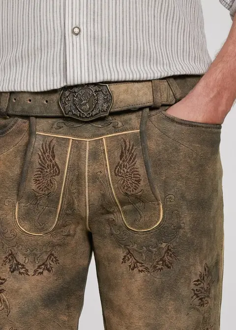 Spieth&Wensky Lederhose "Neno" 45cmArtikelnummer SW-320945-1487-6161 Kostenloser Versand international