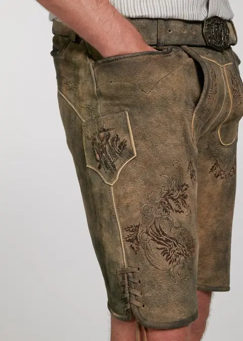 Spieth&Wensky Lederhose "Neno" 45cmArtikelnummer SW-320945-1487-6161 Kostenloser Versand international