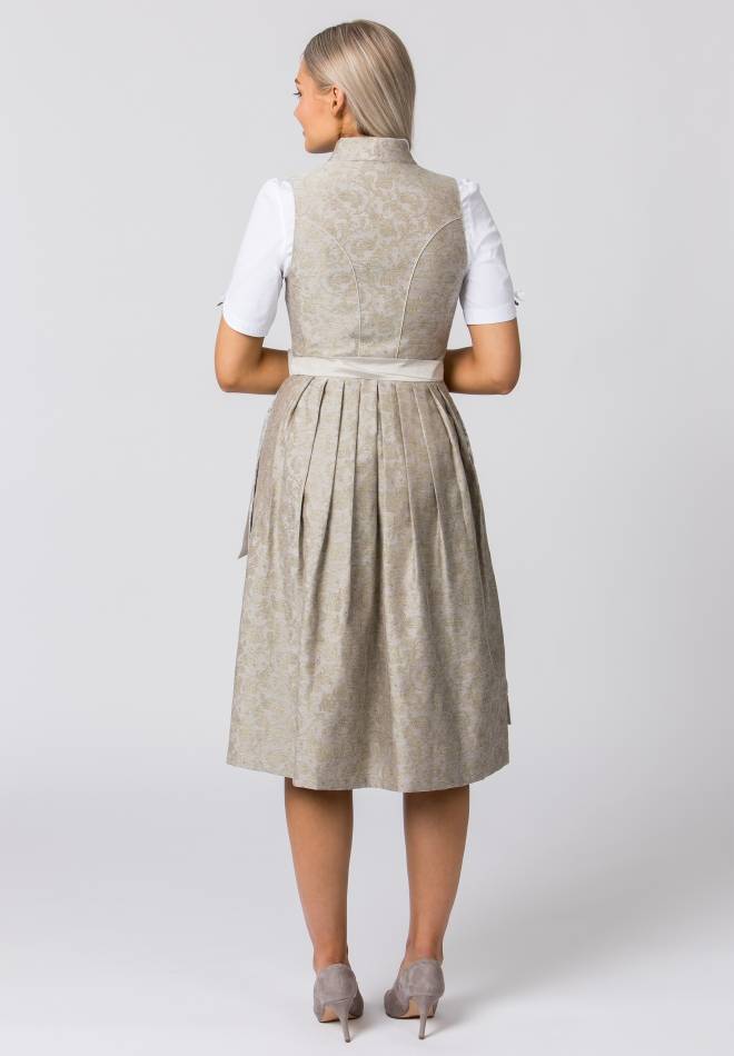 Stockerpoint Dirndl Claire taupe 32 Neueste Stile