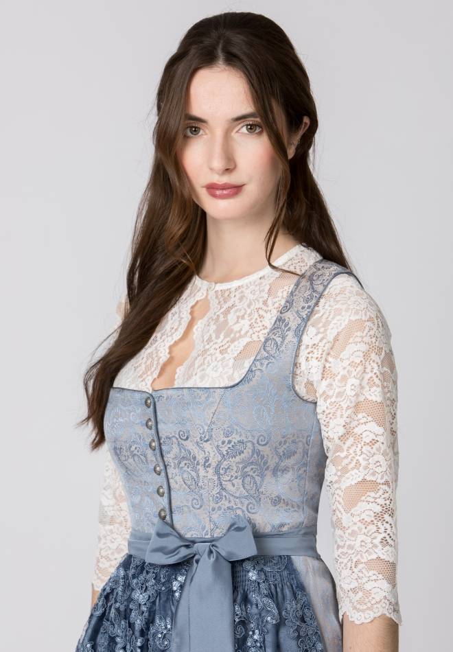 Stockerpoint Dirndl Sidonia rauchblau 32 Letzte 2 Tage