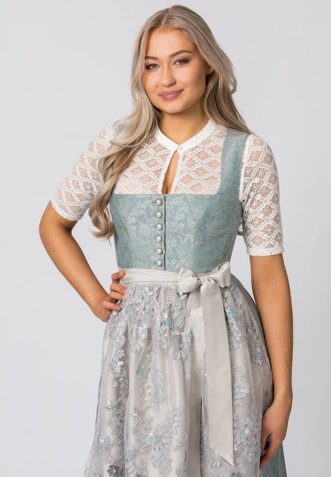 Stockerpoint Dirndl Camilla rauchblau 32 Zeitbegrenzte Promotion