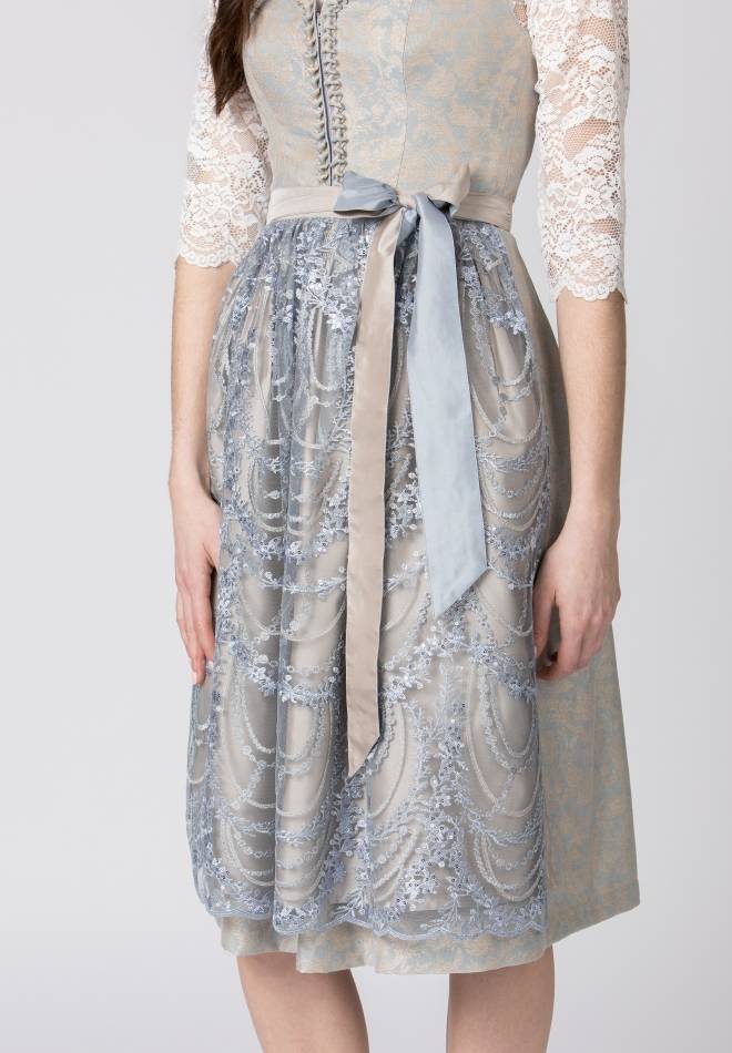 Stockerpoint Dirndl Flavia taupe 32 Nur für heute