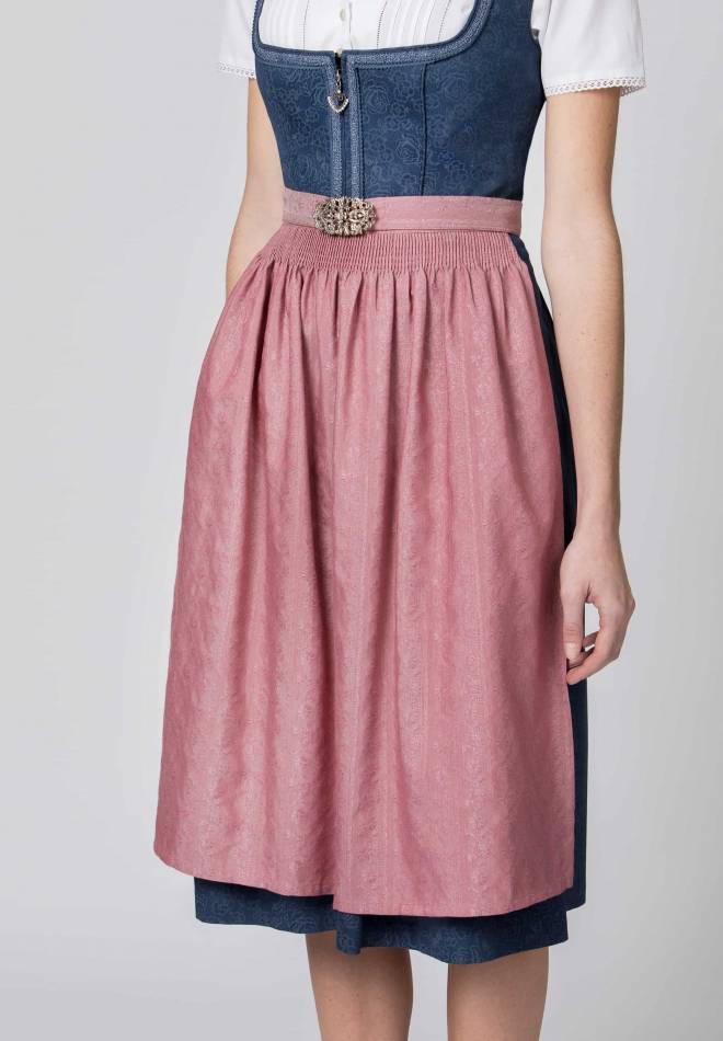 Stockerpoint Dirndl Roseline blau-altrosa 30 zollfrei