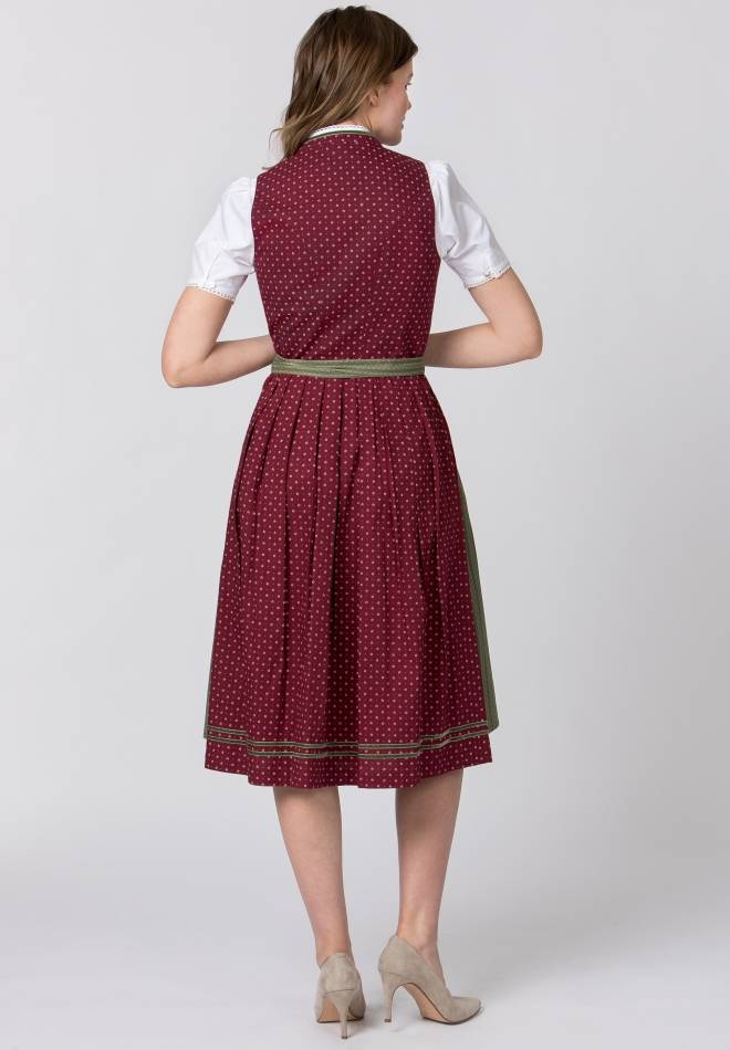 Stockerpoint Dirndl Bella bordeaux 34 Auslauf
