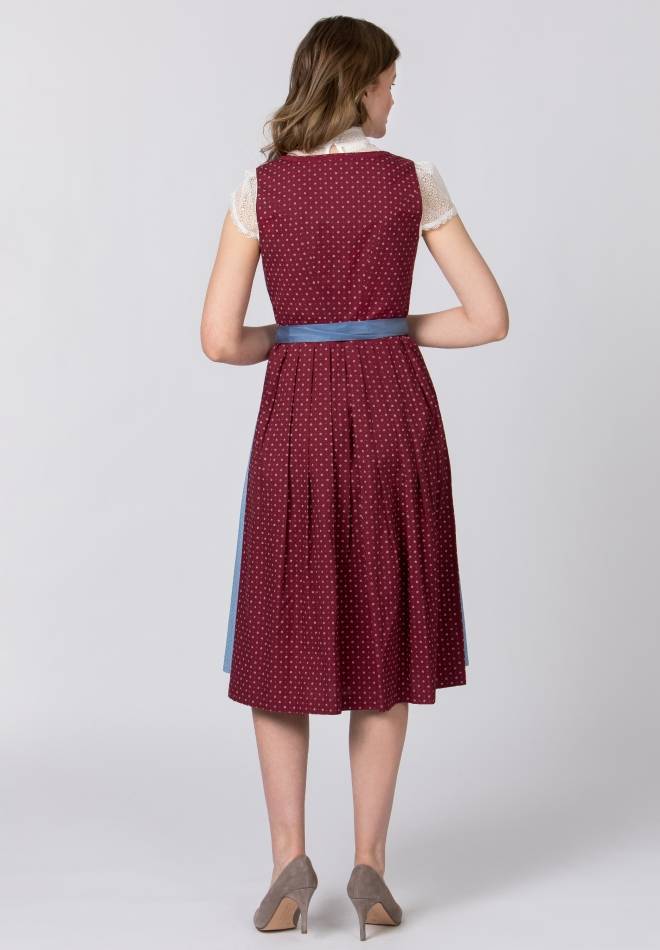 Stockerpoint Dirndl Julina bordeaux 32 Verkauf