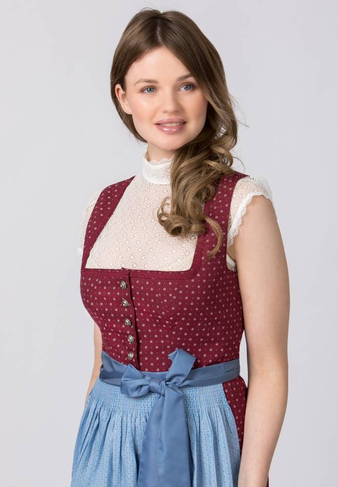Stockerpoint Dirndl Julina bordeaux 32 Verkauf