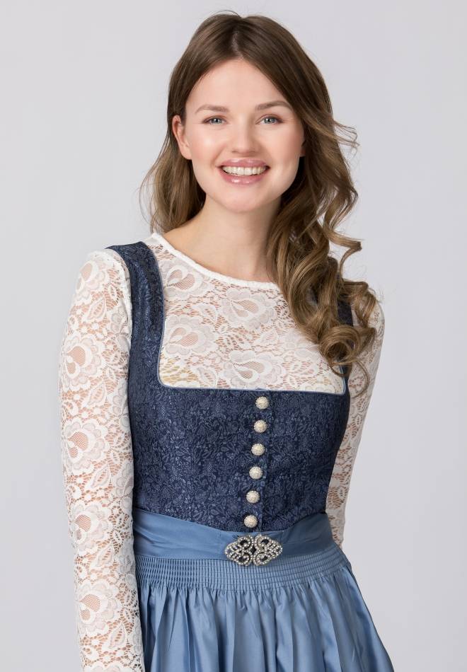 Stockerpoint Dirndl Leonora blau 32 Hotsell