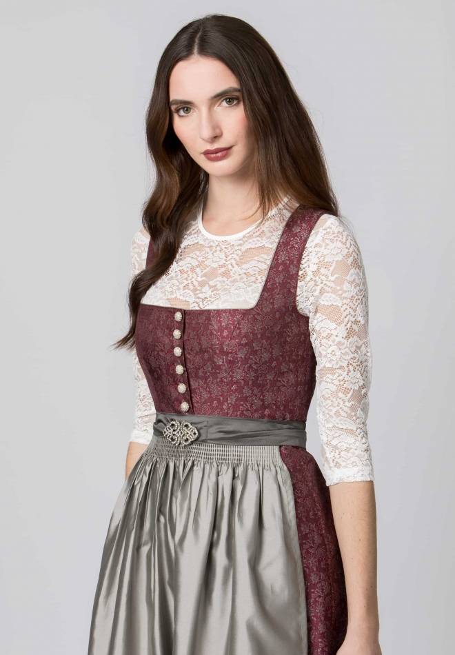 Stockerpoint Dirndl Leonora bordeaux 32 im Angebot