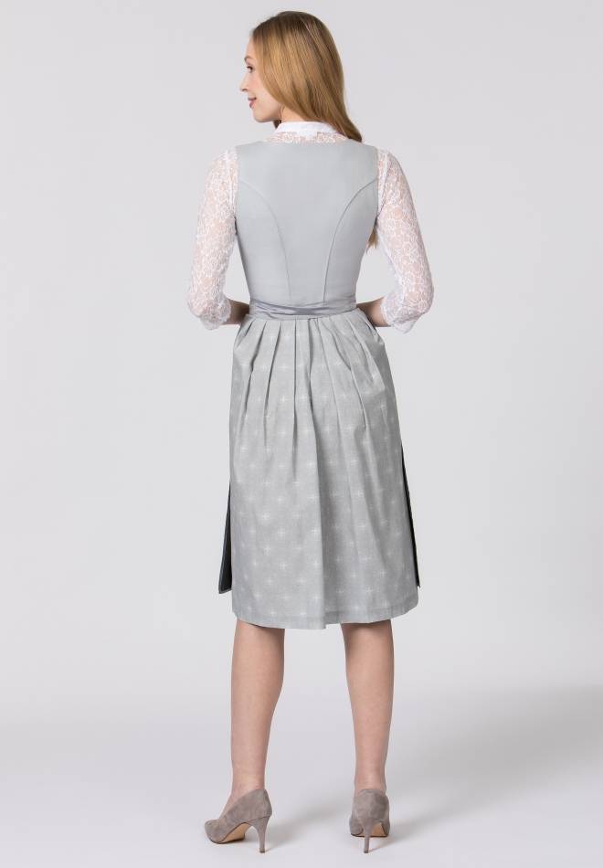 Stockerpoint Dirndl Audrey hellgrau 34 Fabrikverkauf