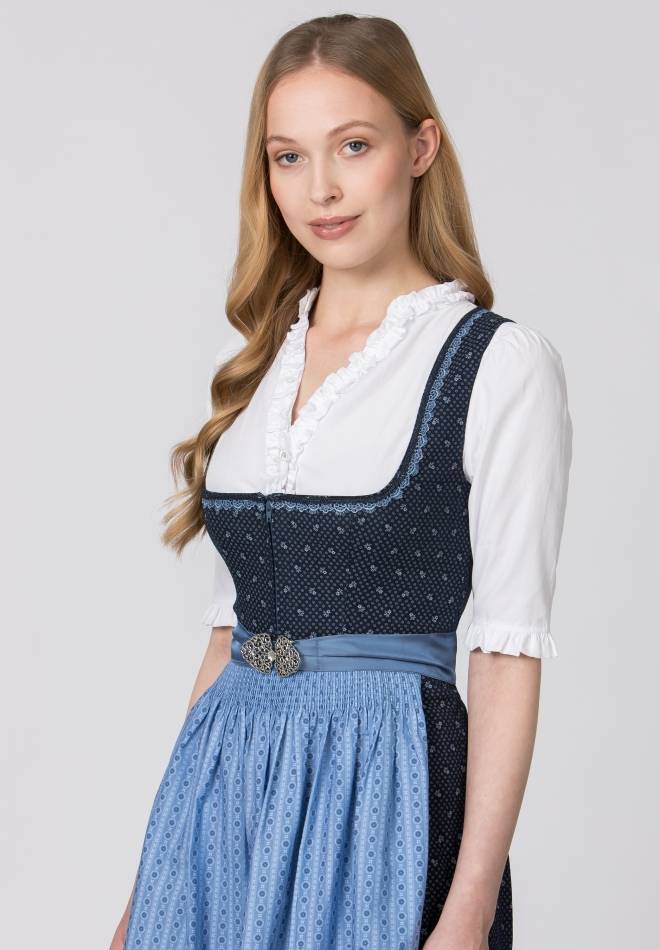 Stockerpoint Dirndl Dunja blau 32 Fabrikpreis