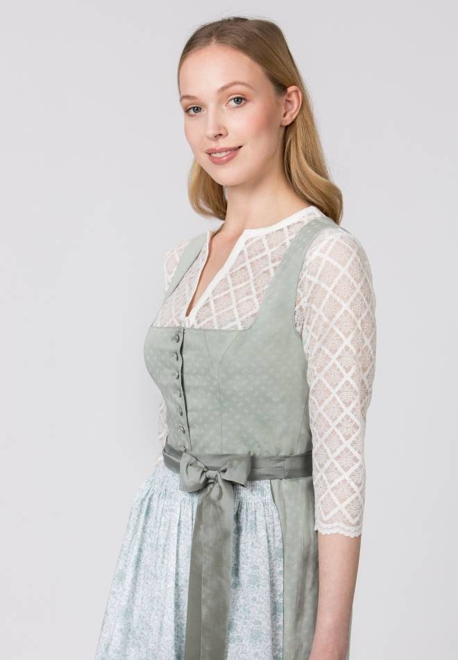 Stockerpoint Dirndl Megan salbei 32 Großer Ausverkauf