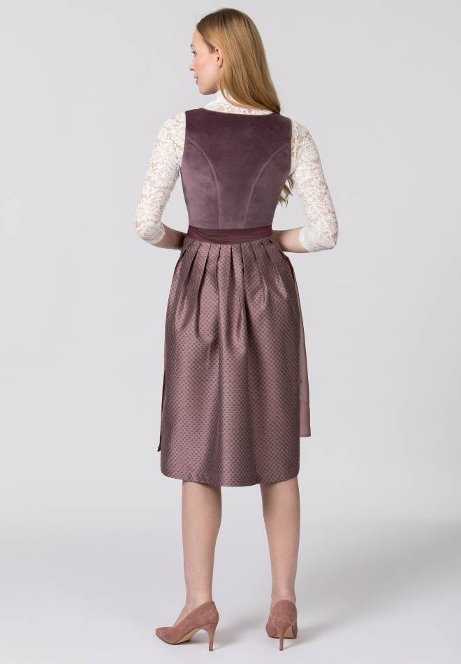 Stockerpoint Dirndl Malve aubergine 44 Exklusivangebot