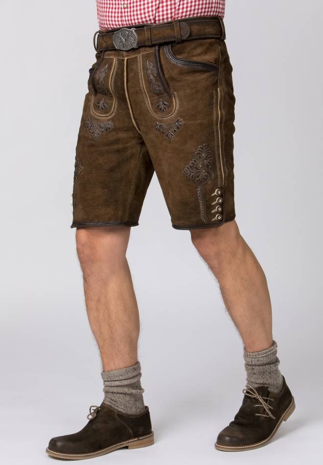 Stockerpoint Lederhose Bertl stein geäscht-natur 44 JETZT KAUFEN