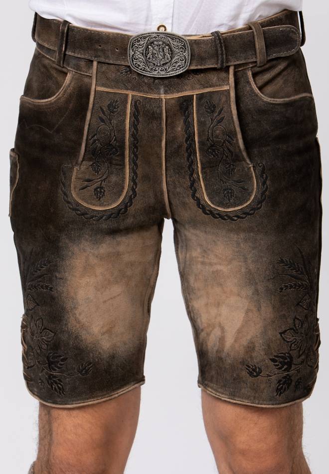Stockerpoint Hose Almbräu sepia raw-schwarz 46 Letzter Tag