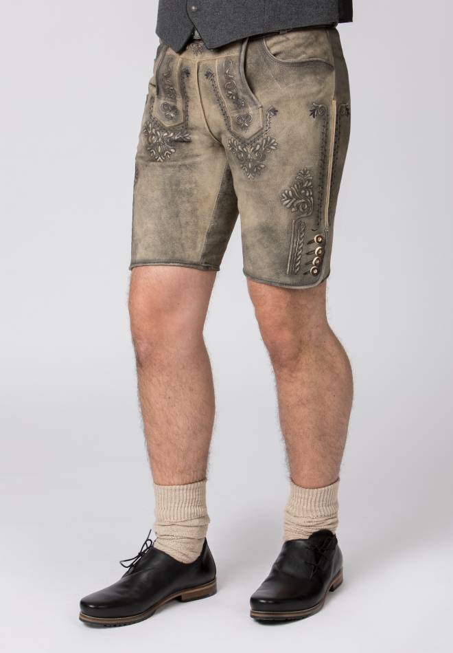 Stockerpoint Lederhose Artur buche gespeckt 44 Nur noch ein Tag übrig