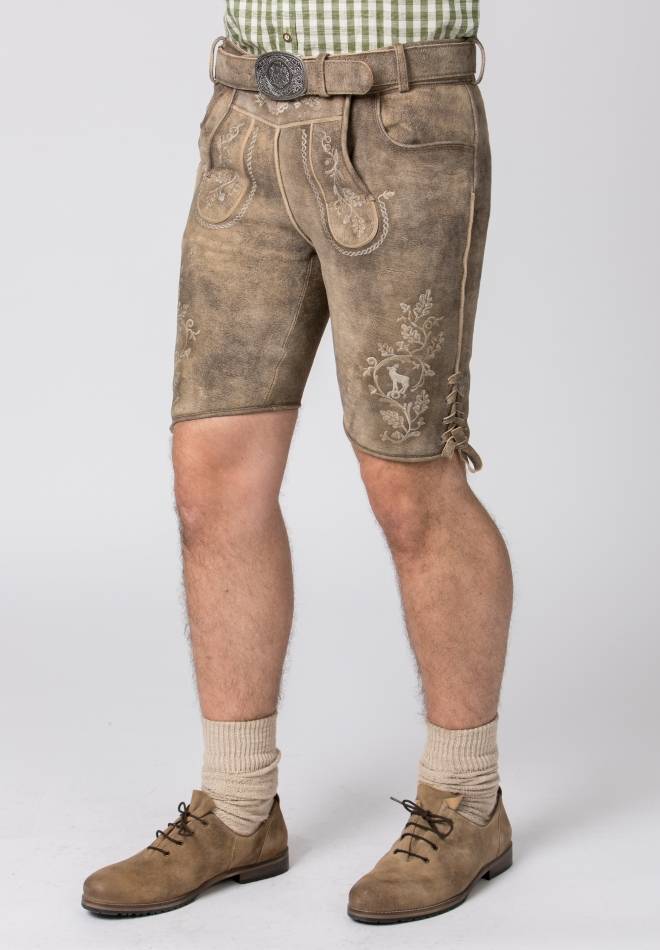 Stockerpoint Lederhose Girgl schilf gespeckt 44 Speichern exportieren