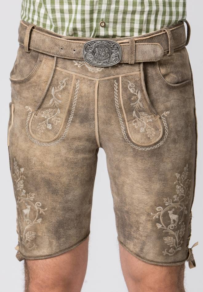 Stockerpoint Lederhose Girgl schilf gespeckt 44 Speichern exportieren