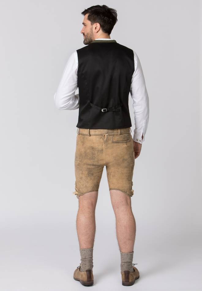 Stockerpoint Lederhose Girgl senf gespeckt-grün 48 Im Verkauf