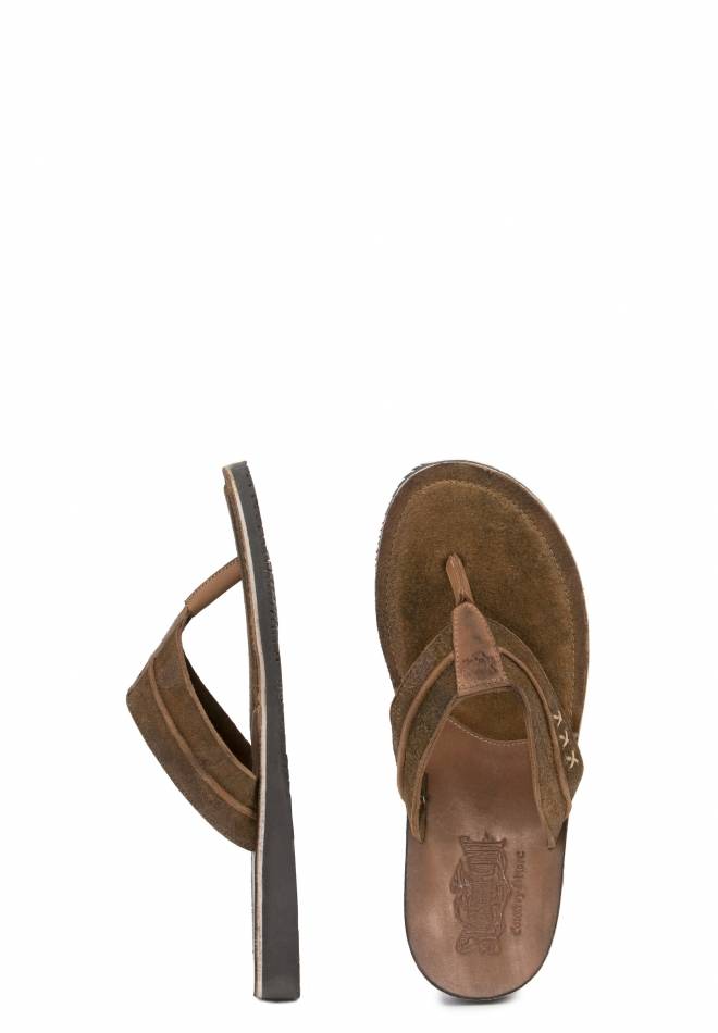 Stockerpoint Flip-Flop 1335 havanna gespeckt 40 Versandkostenfrei