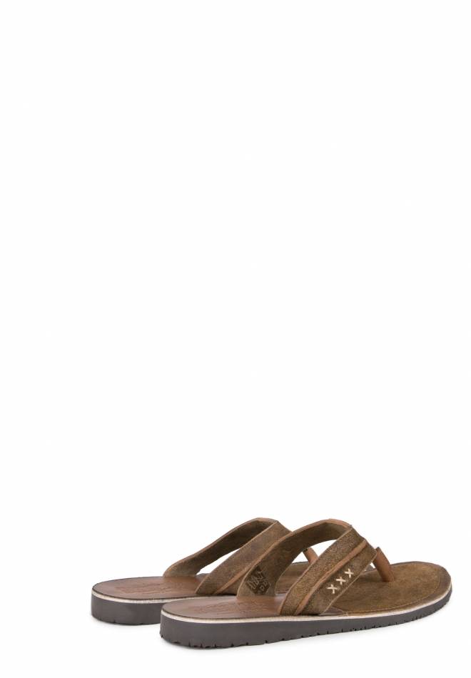 Stockerpoint Flip-Flop 1335 havanna gespeckt 40 Versandkostenfrei