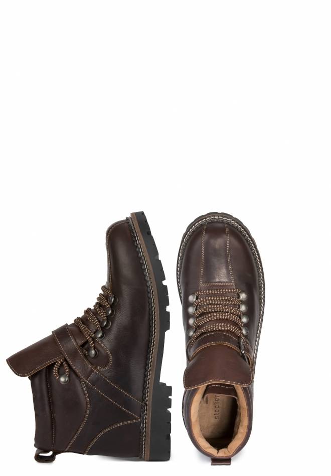 Stockerpoint Trachtenstiefel Tiago dunkelbraun gespeck 40 Kauf eins, bekomm eins gratis