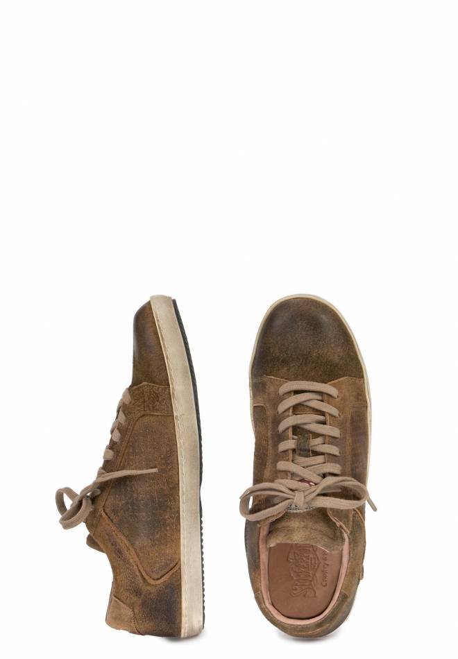 Stockerpoint Trachtensneaker Drake hellbraun gespeckt 40 Sonderangebote