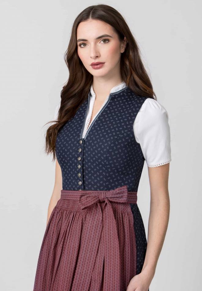 Stockerpoint Dirndl Renata dunkelblau 34 Nur für heute