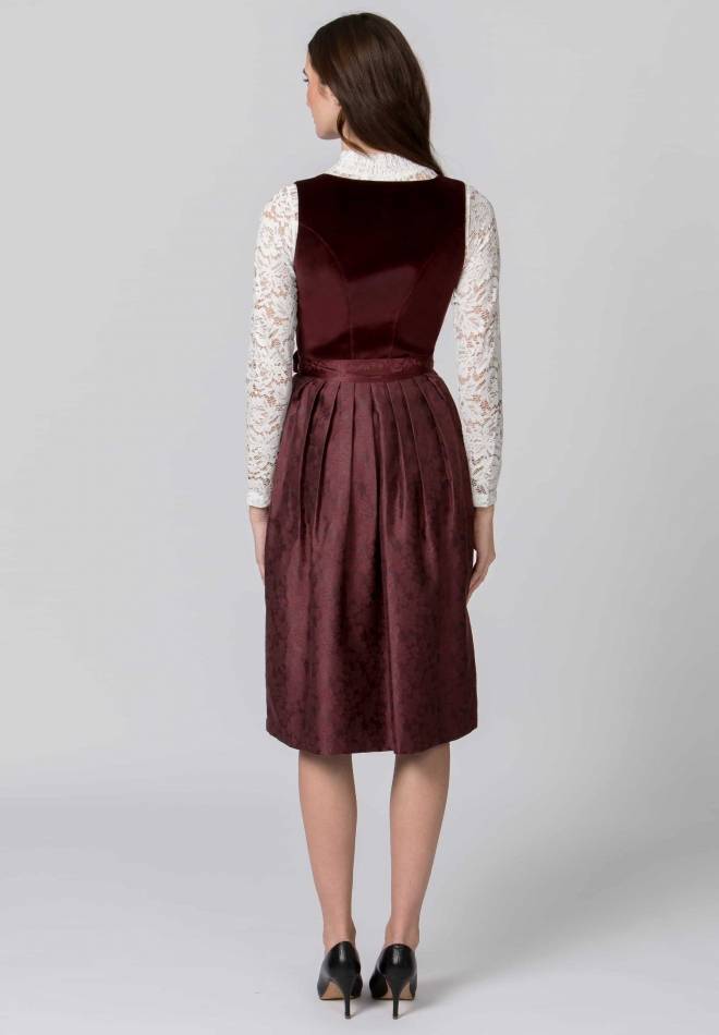 Stockerpoint Dirndl Viktoria bordeaux 32 50% Rabatt mit kostenlosem Versand