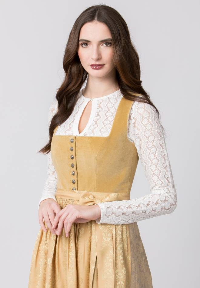 Stockerpoint Dirndl Viktoria senf 32 Kostenloser Versand international