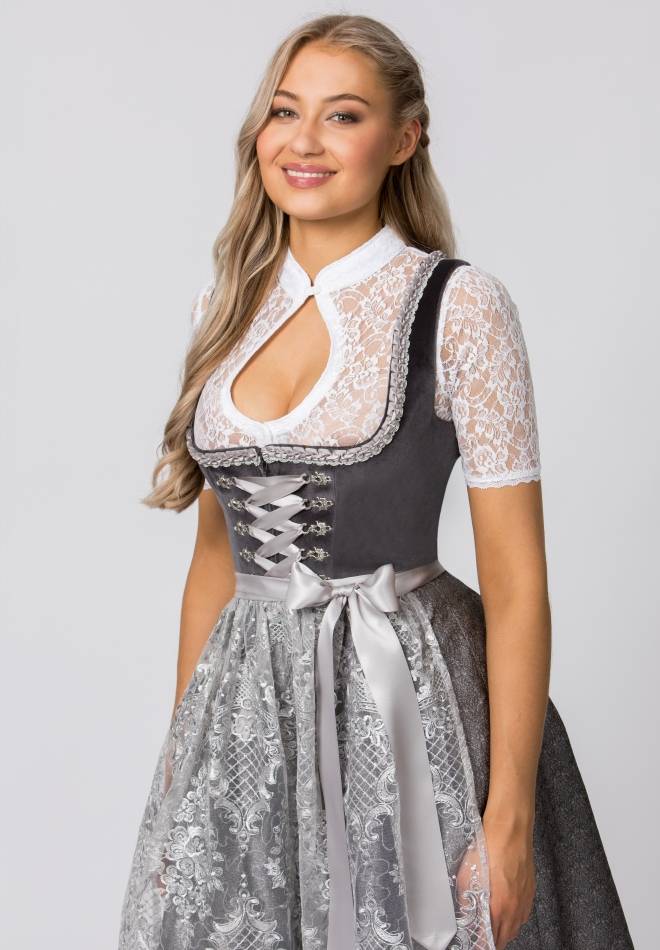 Stockerpoint Dirndl Loredana anthrazit 30 im Angebot
