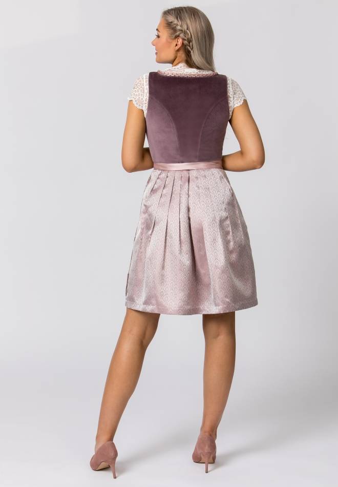 Stockerpoint Dirndl Loredana aubergine 30 Schlussverkauf
