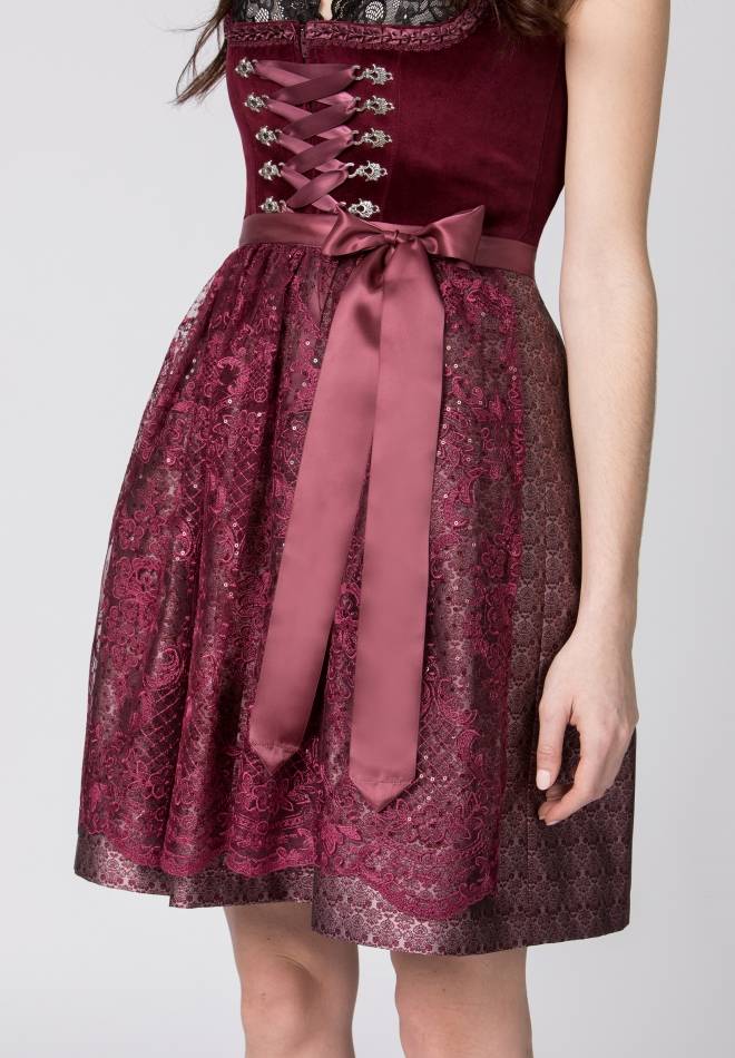 Stockerpoint Dirndl Loredana rot 30 Günstiger Verkauf