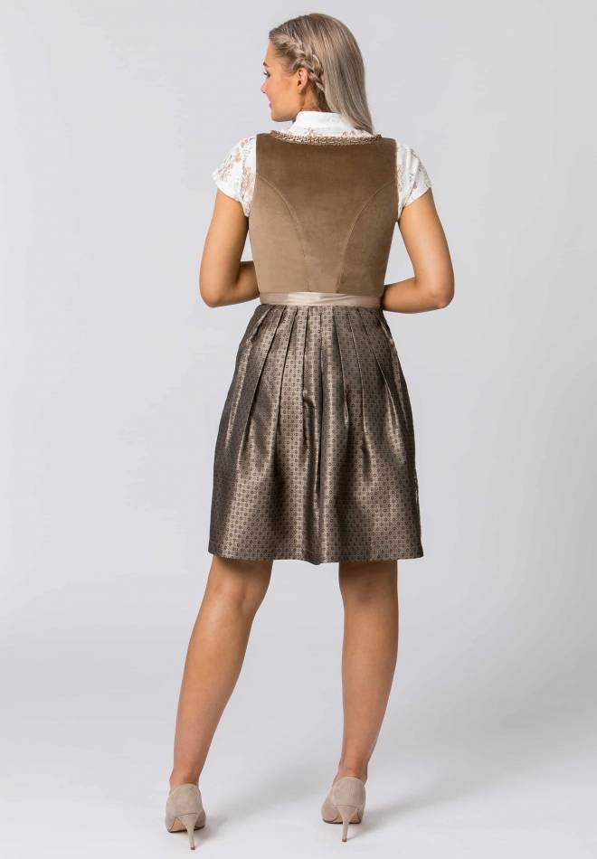 Stockerpoint Dirndl Loredana taupe 30 Blitzverkäufe