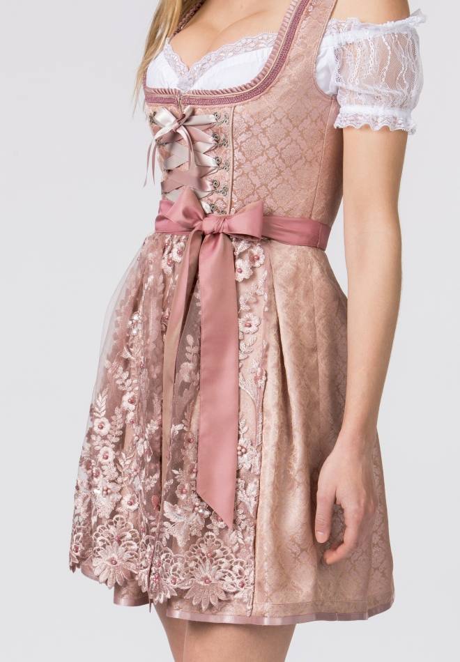 Stockerpoint Dirndl Melida altrosa 42 Kostenloser Versand