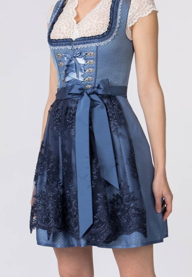 Stockerpoint Dirndl Beliva blau 32 Rabatt