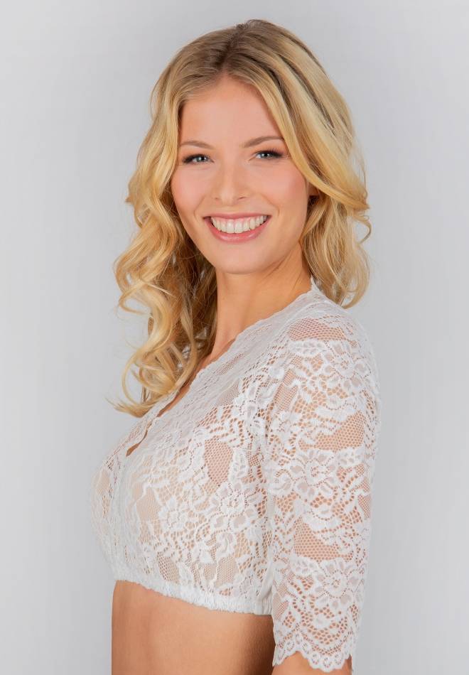 Stockerpoint Bluse Alaya creme 32 Blitzangebot
