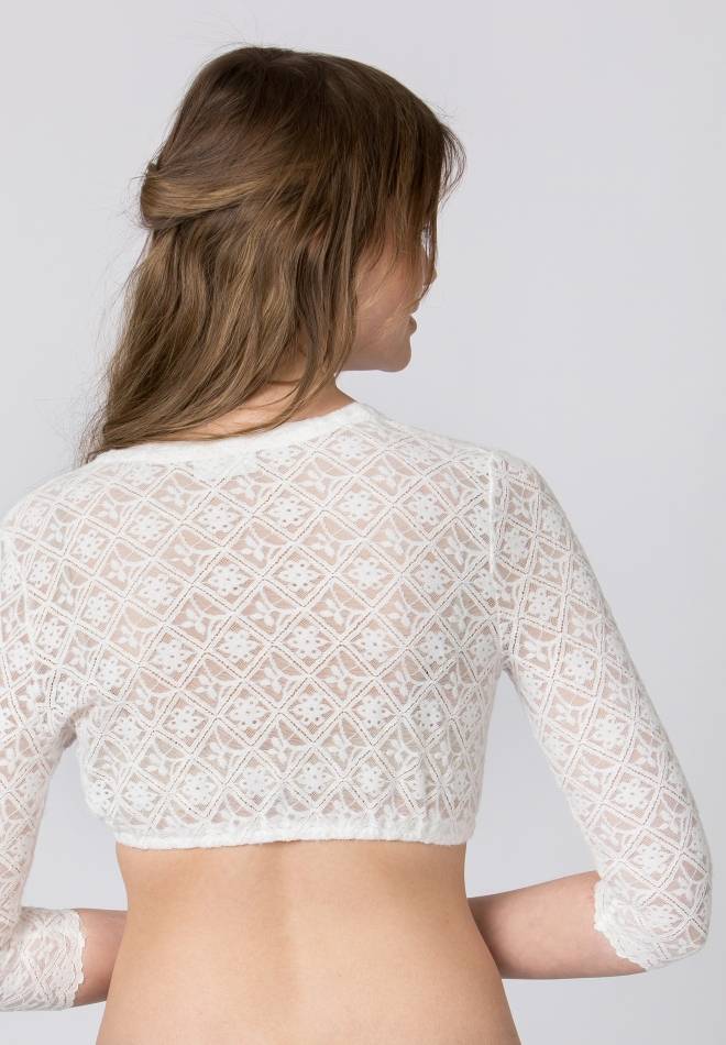 Stockerpoint Dirndlbluse Elza creme 36 Tiefpreis