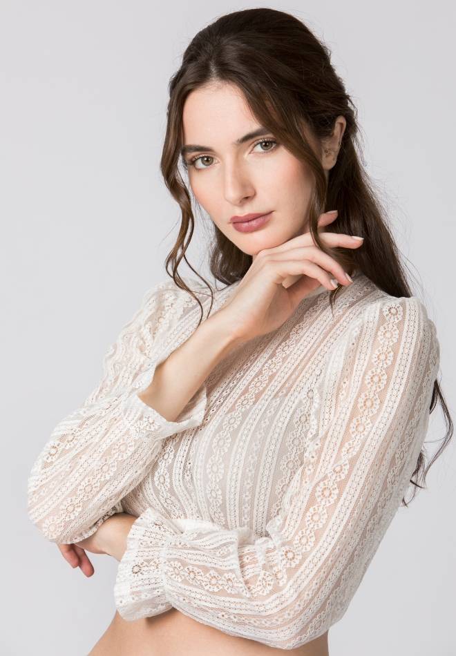 Stockerpoint Dirndlbluse Kalinka creme 34 Bis zu 55% Rabatt
