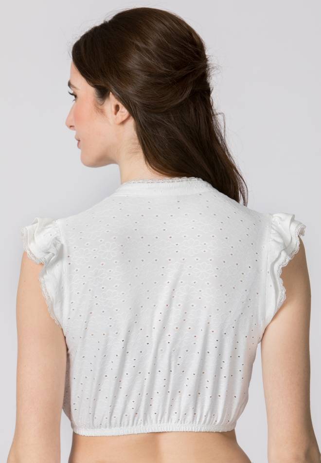 Stockerpoint Dirndlbluse Oriana weiss 32 Super Rabatt