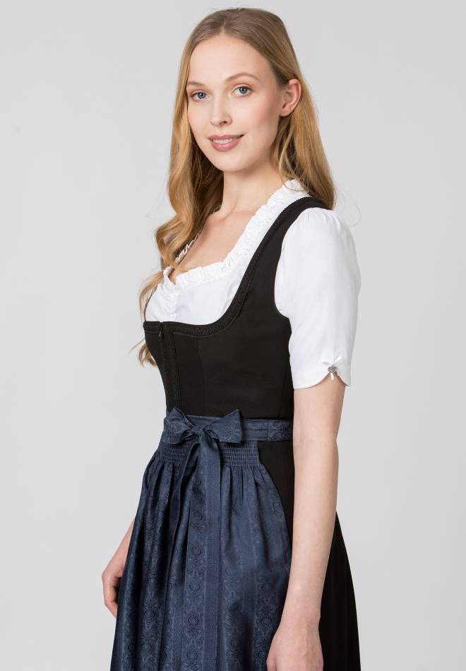 Stockerpoint Schürze Corinna blau 4 (52-56) Fabrikverkauf