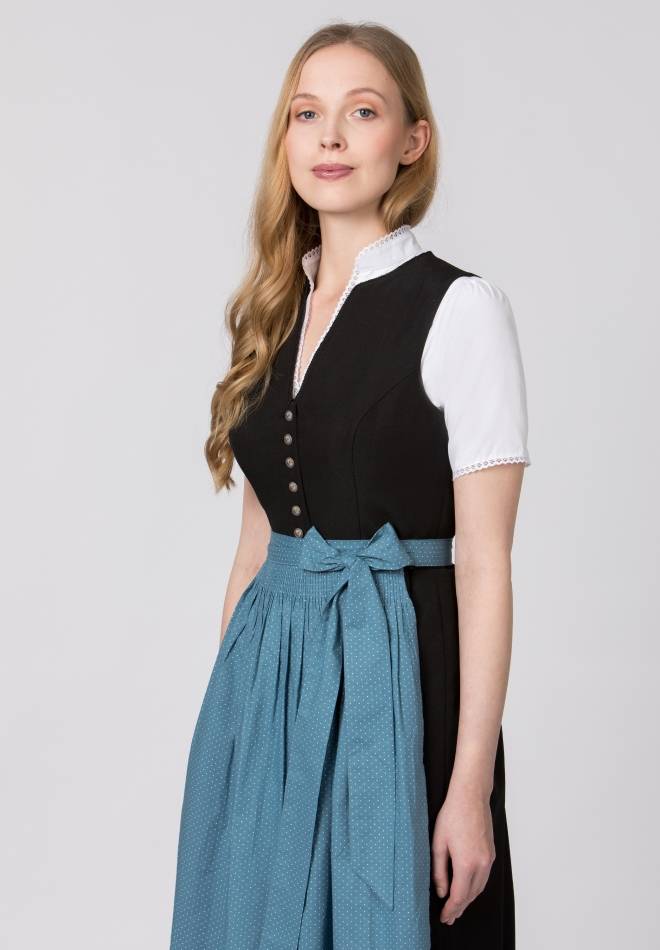 Stockerpoint Schürze Molina rauchblau 1 (34-38) Exklusive Angebote